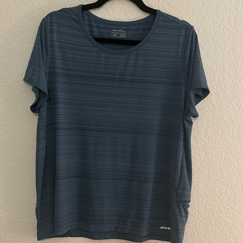 Eddie Bauer Women’s Slate Blue Short-Sleeve Performance Tee